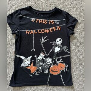 Disney’s The Nightmare Before Christmas T-shirt size XL (14/16) black